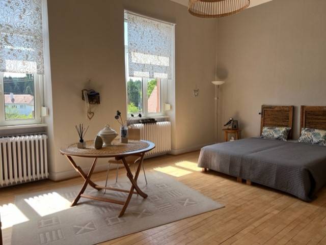 Chambre lumineuse et spacieuse dans grande amison